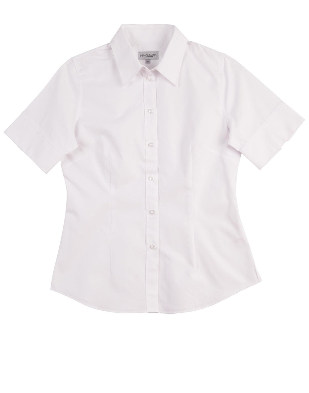 Benchmark M8040s Ladies Cvc Oxford S/s Shirt