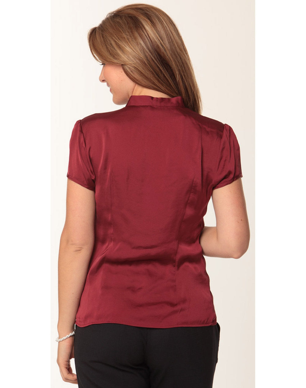 Benchmark M8810 Ladies Tie Neck Blouse
