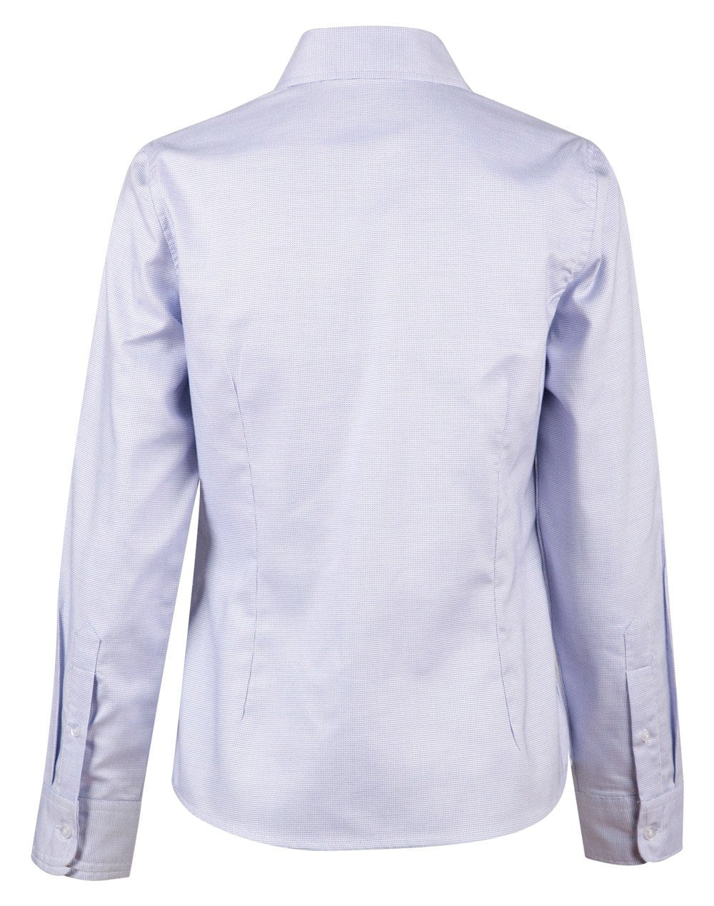 Benchmark M8922 Ladies Dot Contrast Long Sleeve Shirt