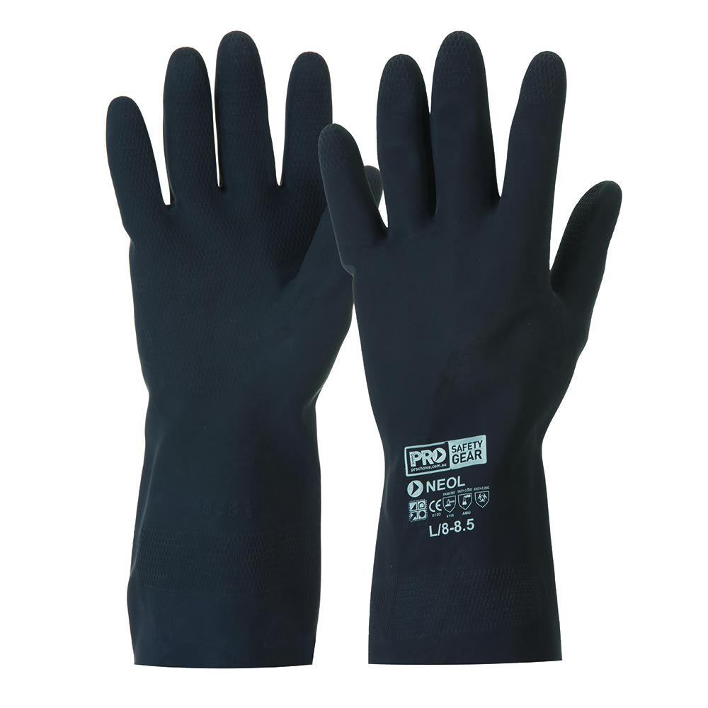 Pro Choice Safety Gear Neo Black 30cm Neoprene Gloves