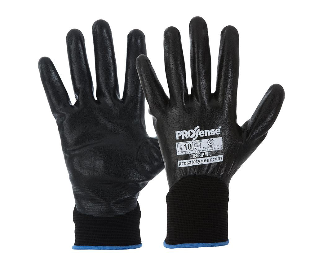 Pro Choice Safety Gear Nnfwr Prosense Lite Grip Gloves Water Repellent
