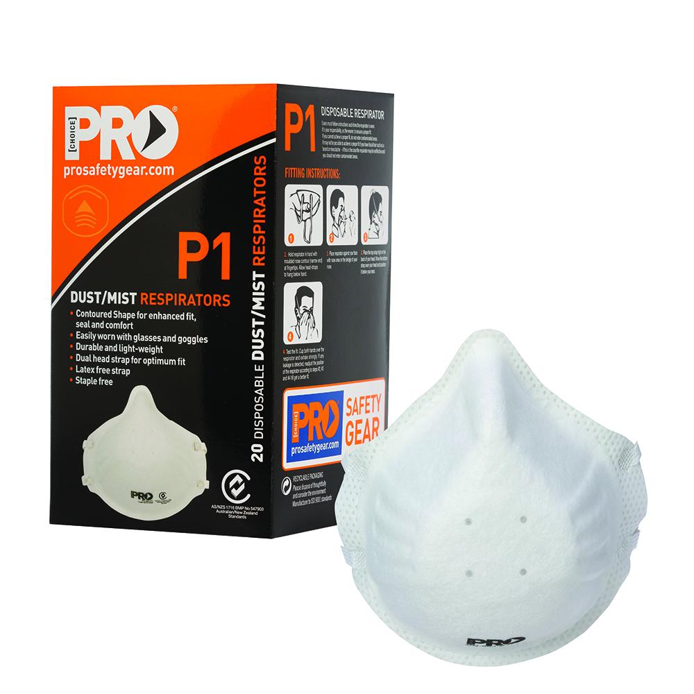 Pro Choice Safety Gear Pc301 Dust Masks P1