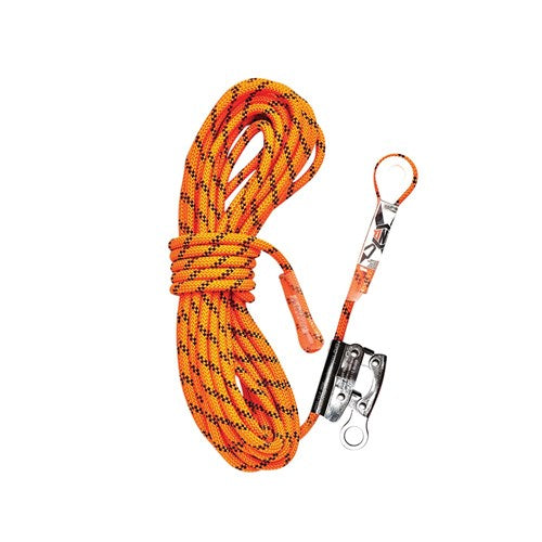 Linq Kernmantle Rope With Thimble Eye And Rope Grab 50m