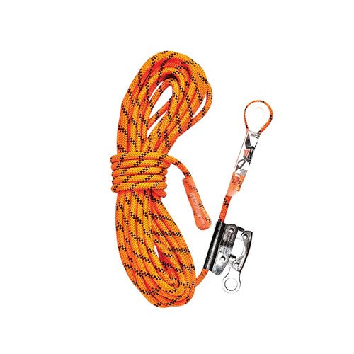 Linq Kernmantle Rope With Thimble Eye And Rope Grab 60m