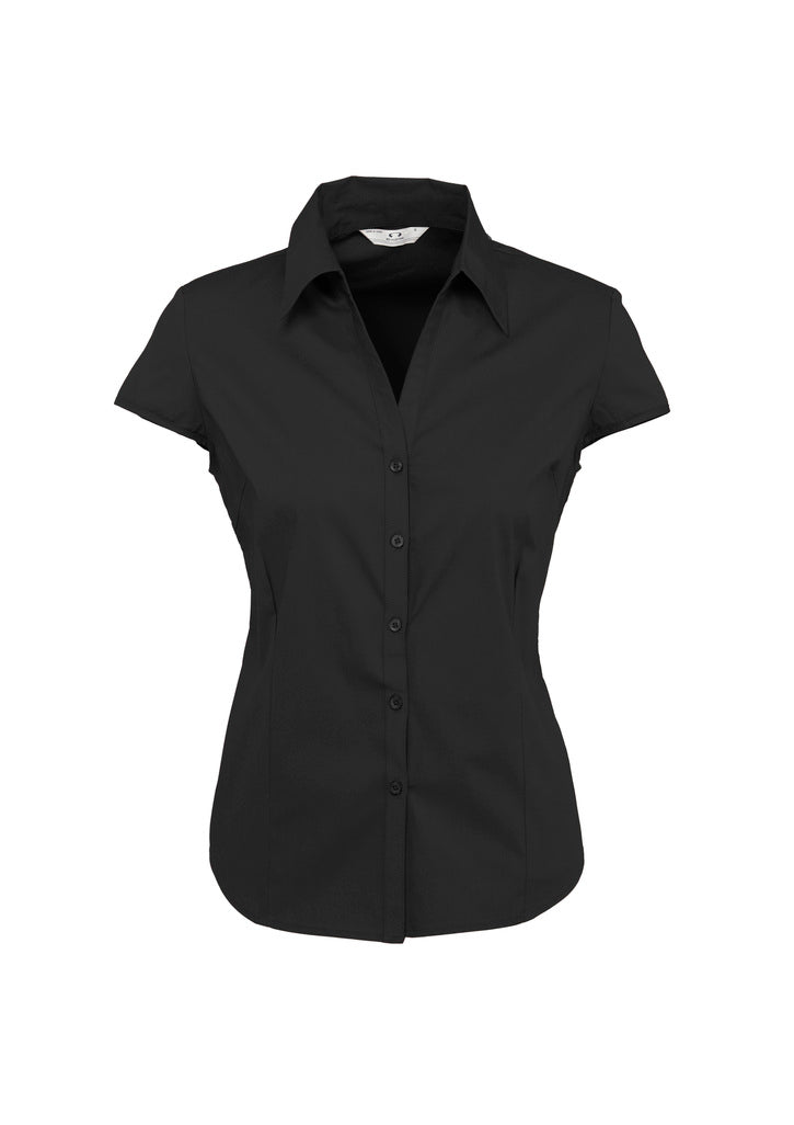 Bizcollection S119LN Ladies Metro Cap Sleeve Shirt