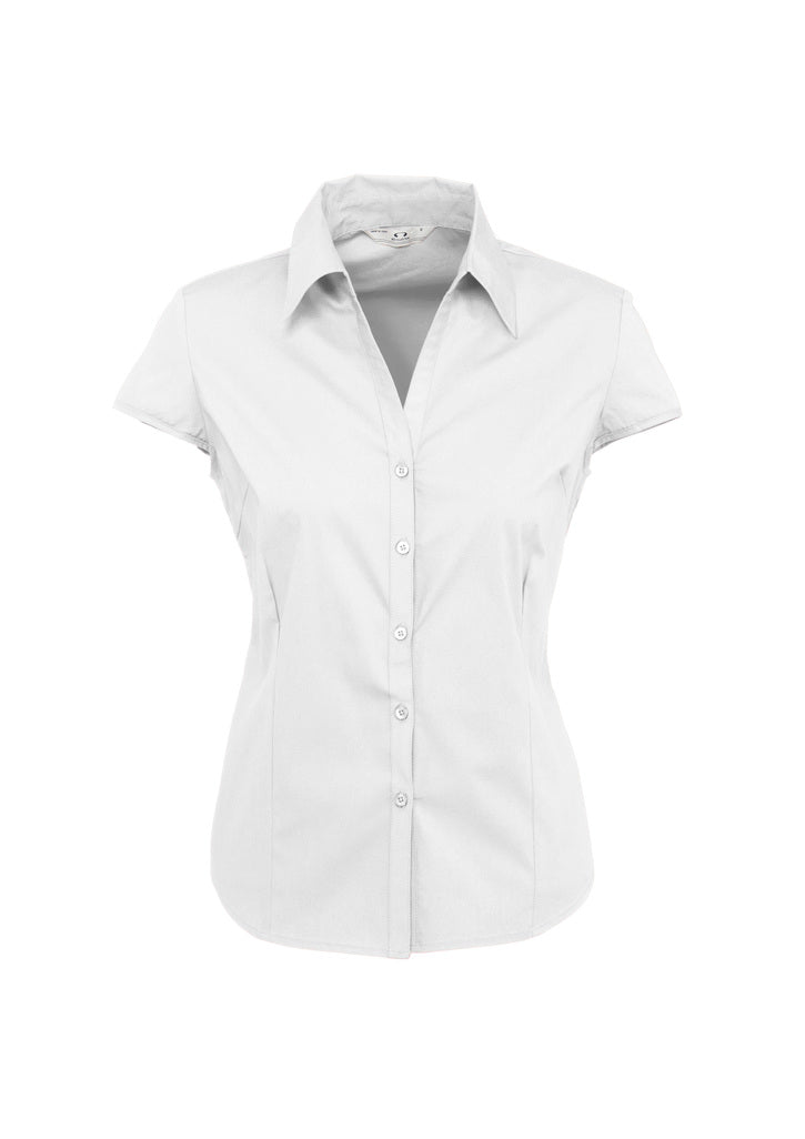 Bizcollection S119LN Ladies Metro Cap Sleeve Shirt