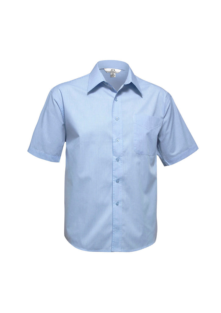 Bizcollection Sh817 Mens Micro Check Short Sleeve Shirt