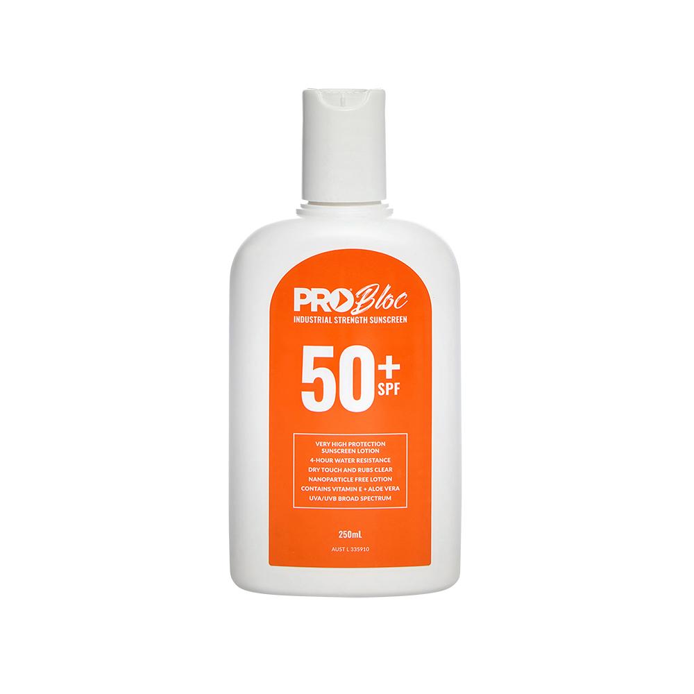 Pro Choice Safety Gear Ss250-50 Probloc Spf 50 Sunscreen 250ml Squeeze Bottle
