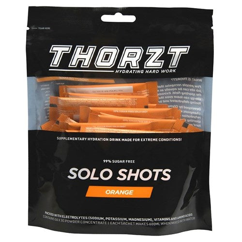 Thorzt SSSFOR Sugar Free Solo Shot - 50 X 3gm Sachets Orange