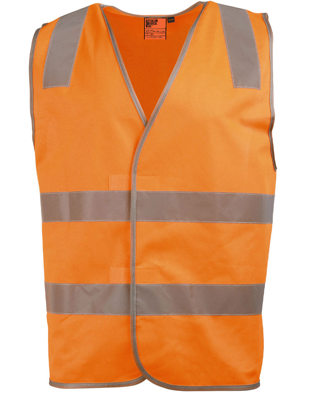 AIW SW43 Hivis Safety Vest with Shoulder Reflective Tapes
