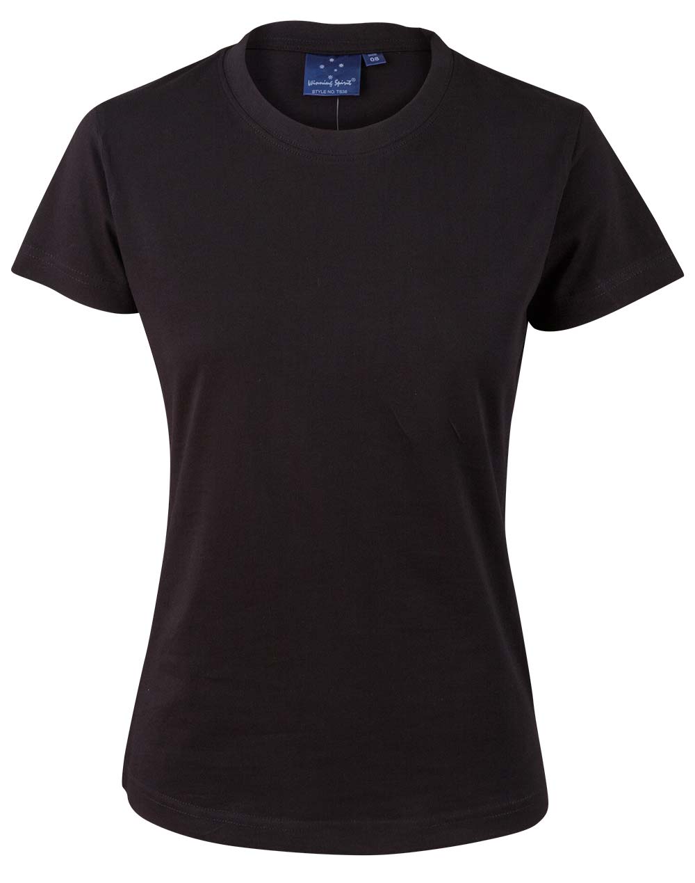 Winning Spirit Ts38 Ladies Cotton Semi Fitted Tee i