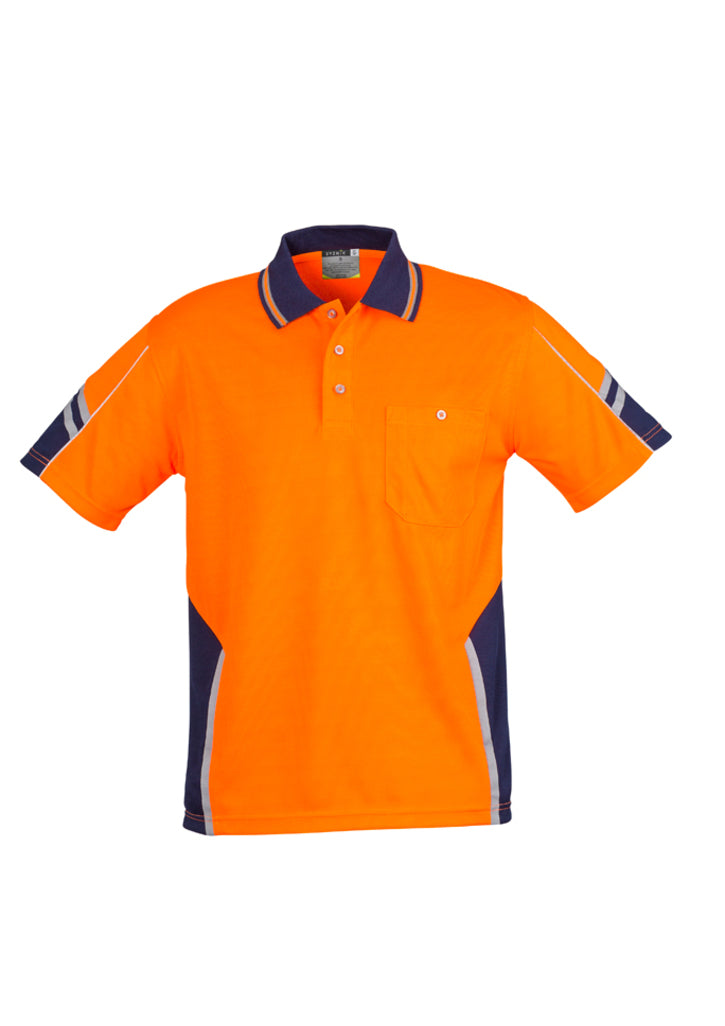 Syzmik Zh237 Mens Hi Vis Squad S/s Polo