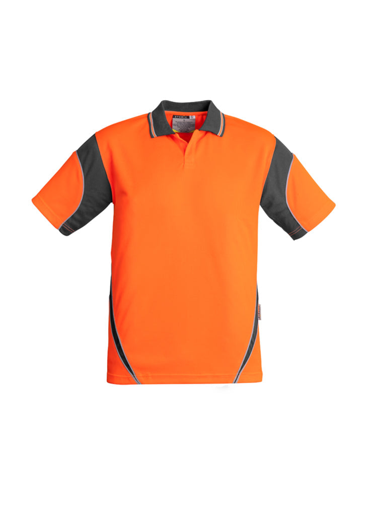 Syzmik Zh248 Mens Hi Vis Aztec Polo - Short Sleeve