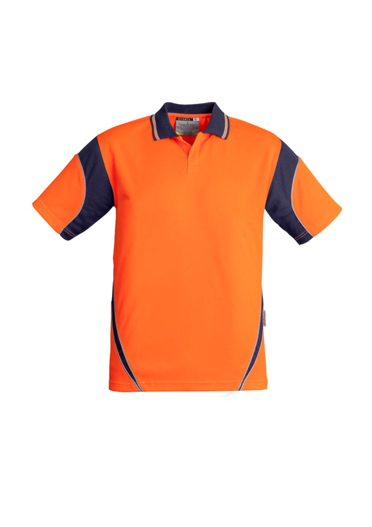 Syzmik Zh248 Mens Hi Vis Aztec Polo - Short Sleeve