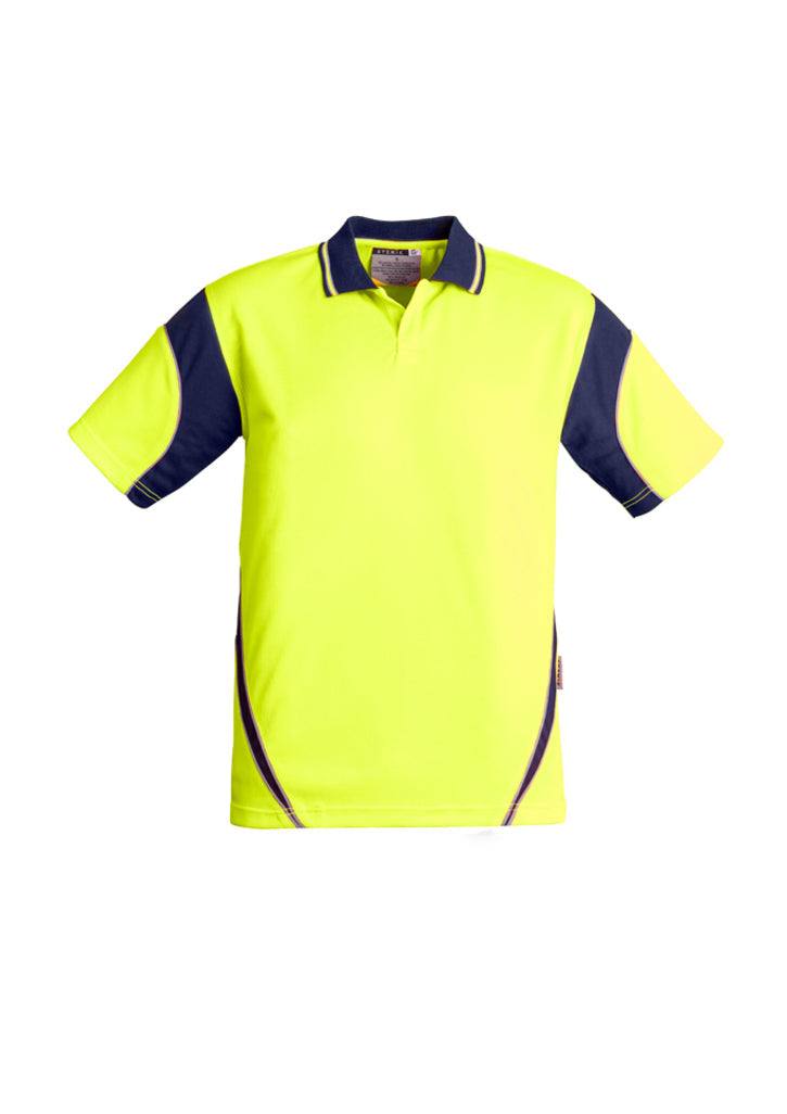 Syzmik Zh248 Mens Hi Vis Aztec Polo - Short Sleeve