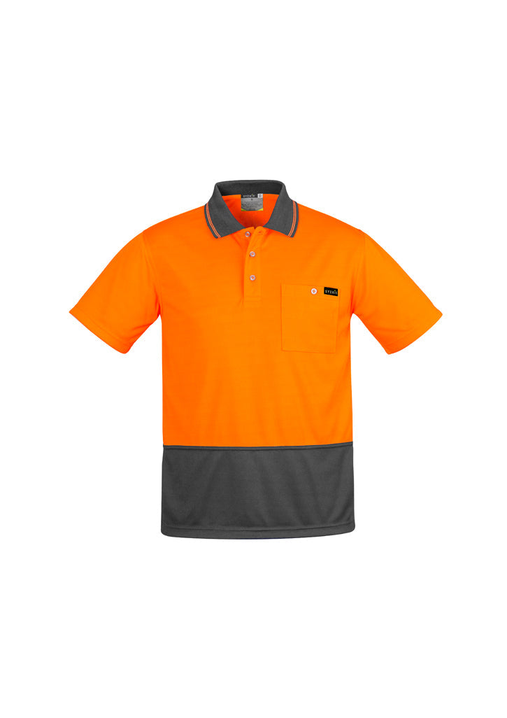 Syzmik Zh415 Mens Comfort Back S/s Polo