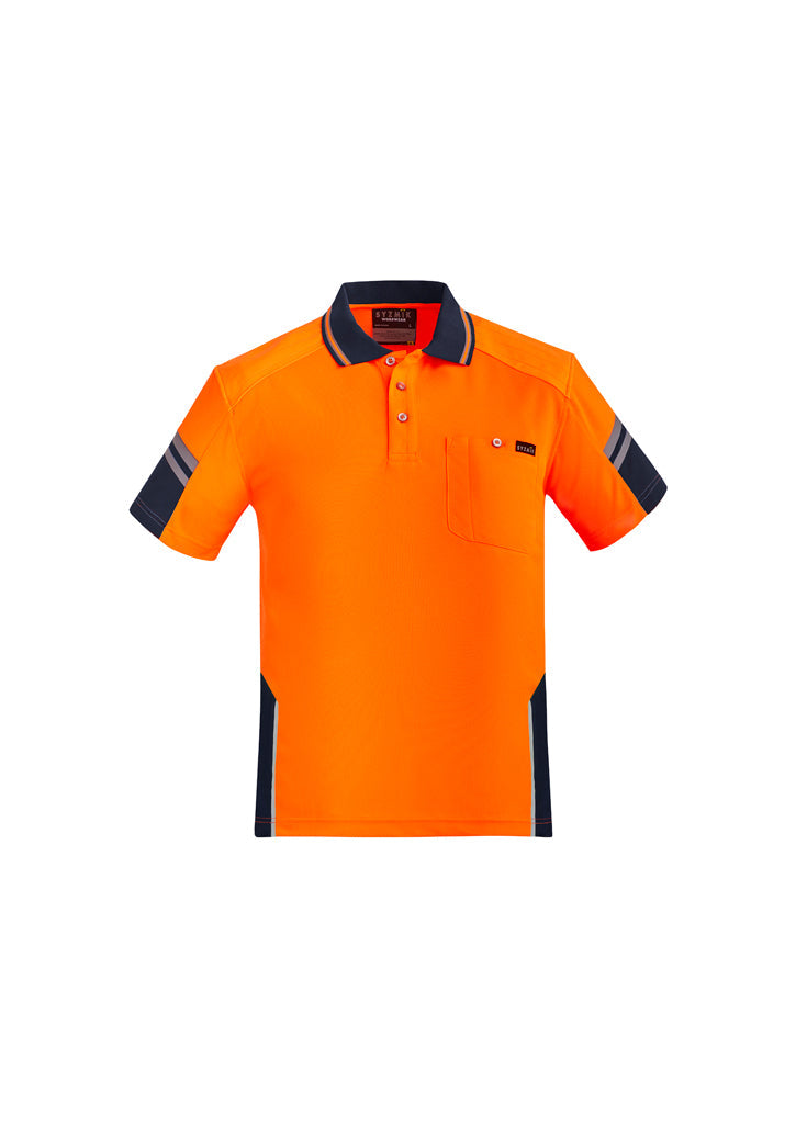 Syzmik Zh465 Mens Reinforced Hi Vis Squad S/s Polo