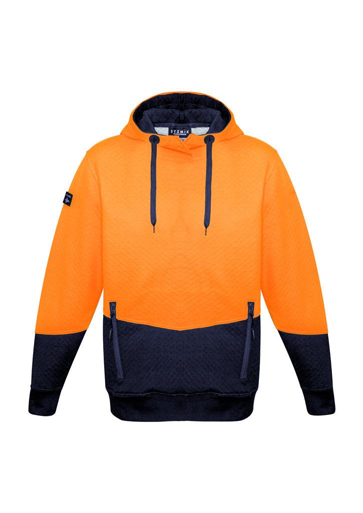 Syzmik Zt477 Unisex Hi Vis Textured Jacquard Hoodie