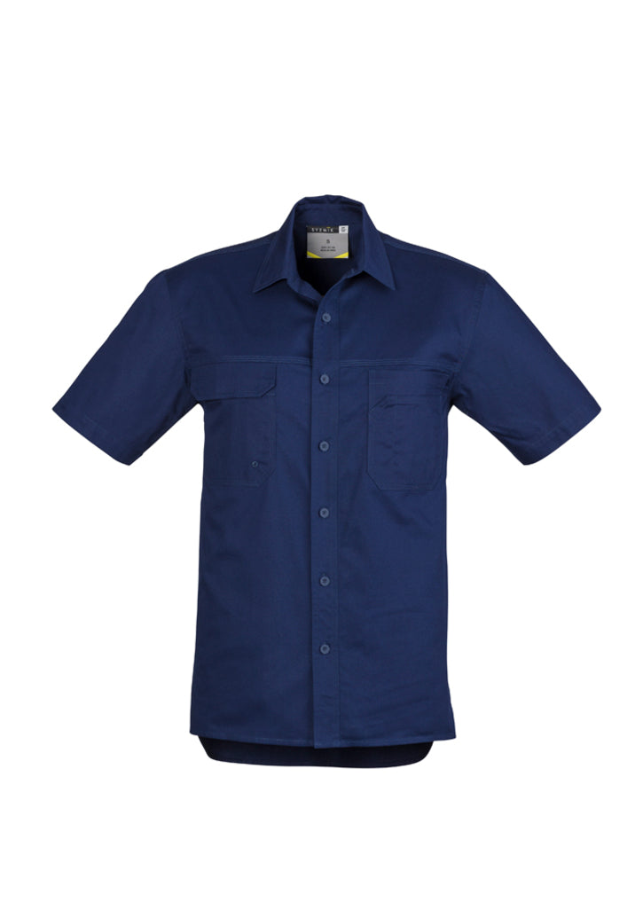 Syzmik Zw120 Mens Light Weight Tradie S/s Shirt