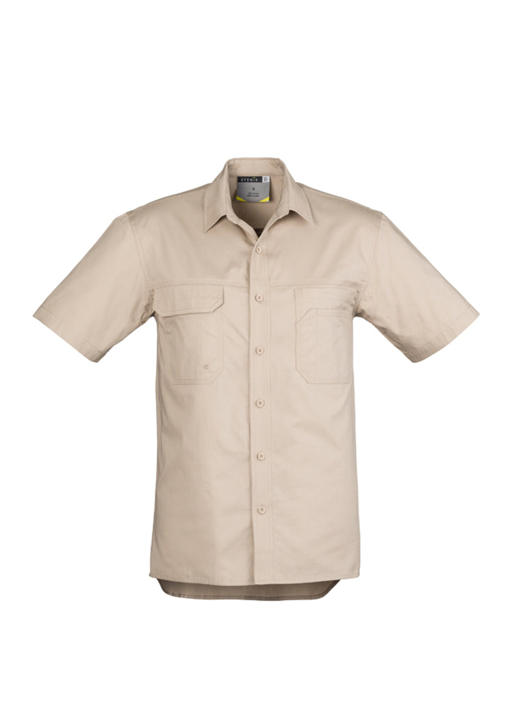 Syzmik Zw120 Mens Light Weight Tradie S/s Shirt