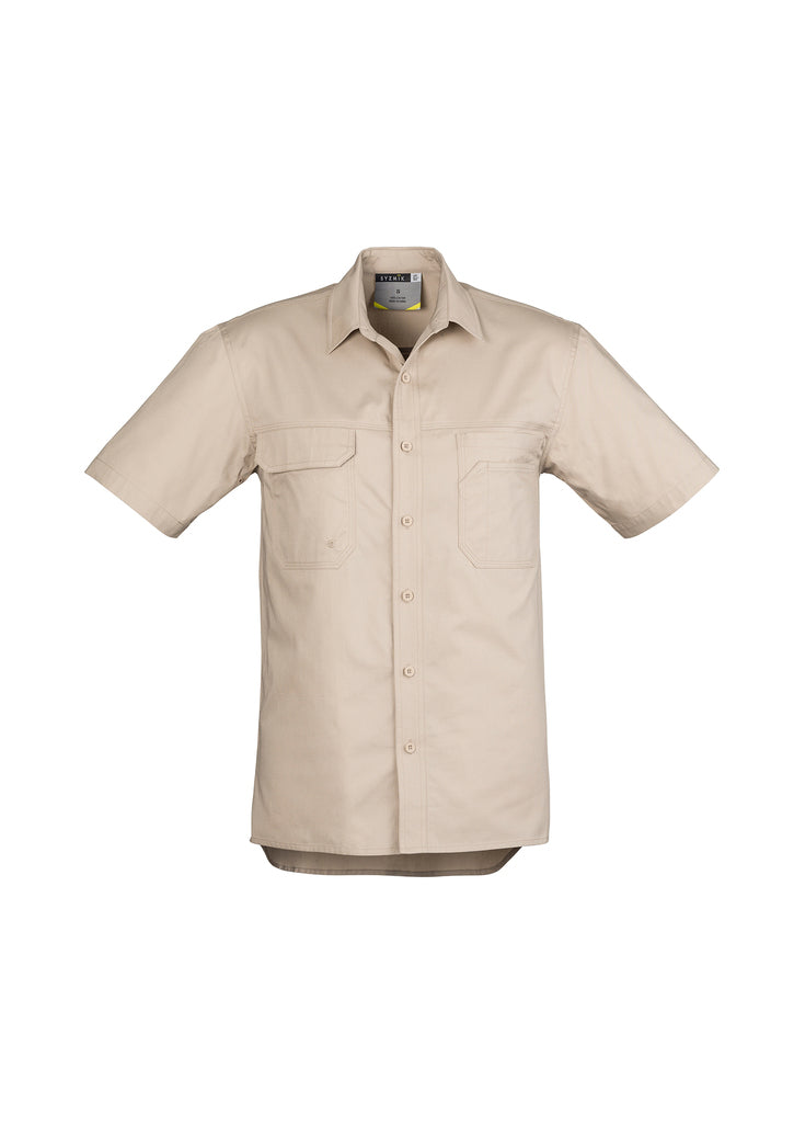 Syzmik Zw120 Mens Light Weight Tradie S/s Shirt