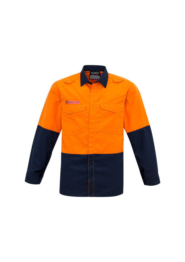 Syzmik Zw138 Mens Hi Vis Spliced Shirt