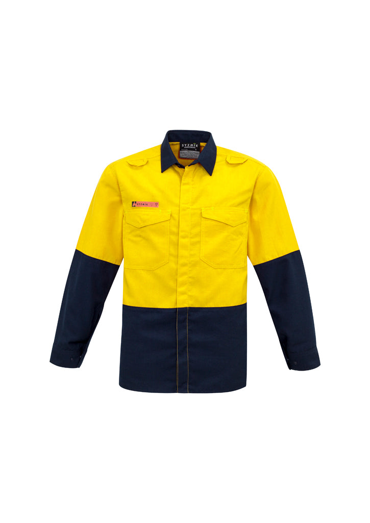 Syzmik Zw138 Mens Hi Vis Spliced Shirt