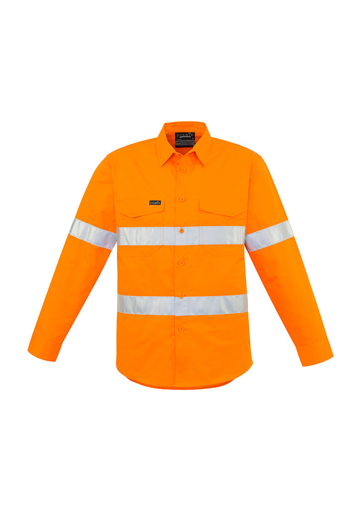 Syzmik Zw640 Mens Hi Vis Hoop Taped Shirt