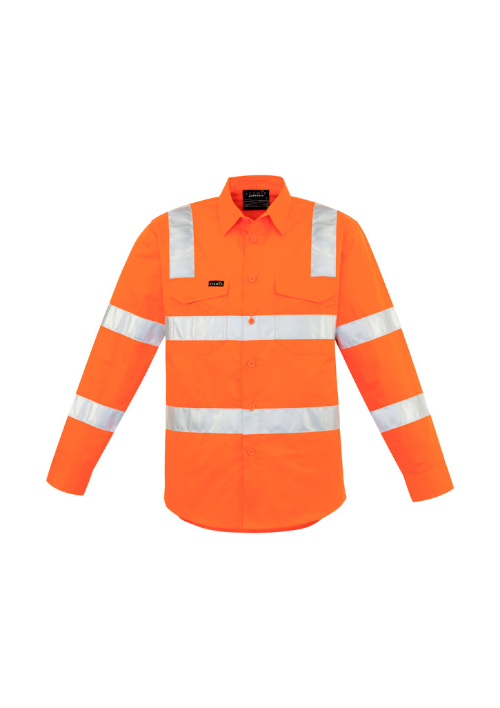 Syzmik Zw680 Mens Bio Motion Vic Rail Shirt