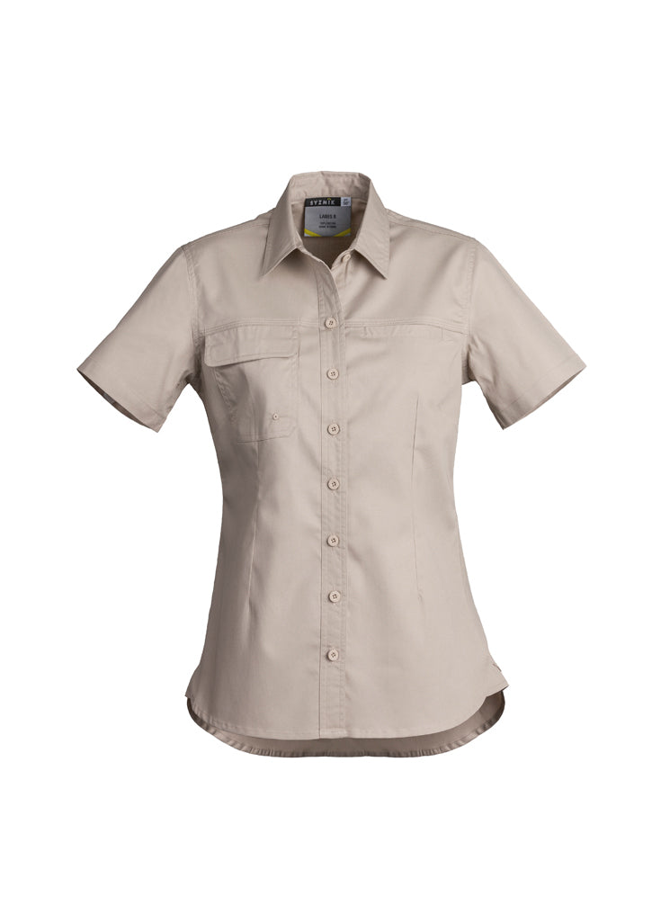 Syzmik Zwl120 Womens Lightweight Tradie S/s Shirt